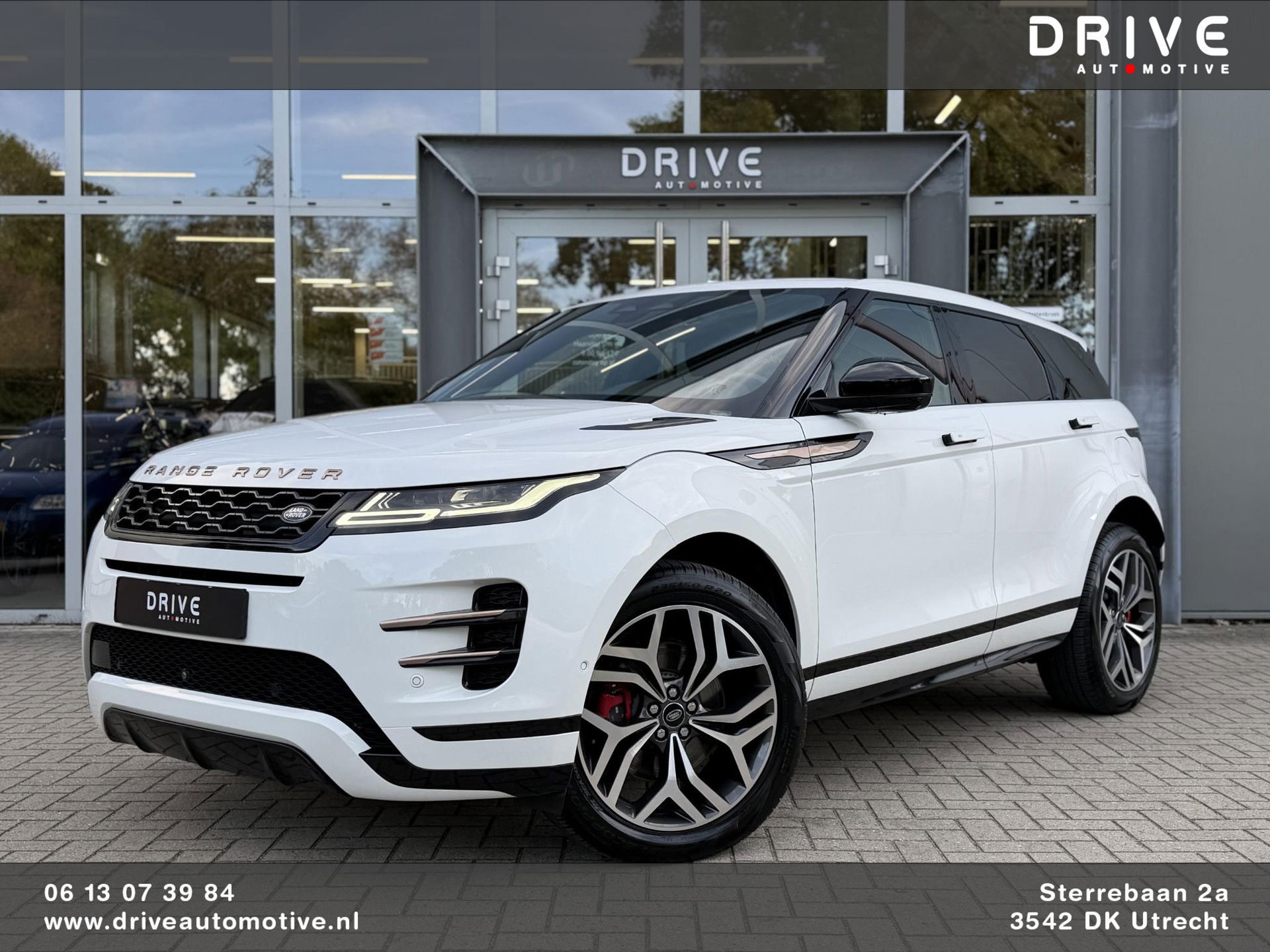 Land Rover Range Rover Evoque 1.5 P300e AWD R-Dynamic Autobiography SOH95%|Pano|360Cam|Meridian|ACC|Diamand Leder|Memory|Digitaal dash|Matrix Led