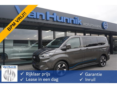 Ford Transit Custom 320S 170PK DC Sport AUT BPM VRIJ!! Navi, ACC, Trekhaak, 360° Cam, 17" LM, 2x Schuifdeur!! NR. A268
