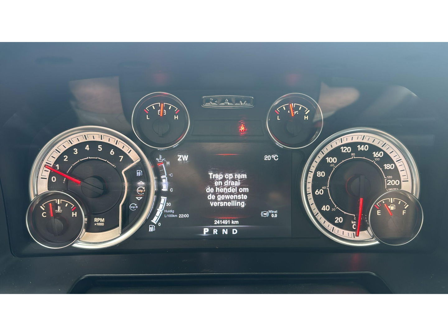 Dodge Ram 1500 5.7 V8 4x4 Crew Cab Laramie 4WD LPG Catalogusprijs € 25977