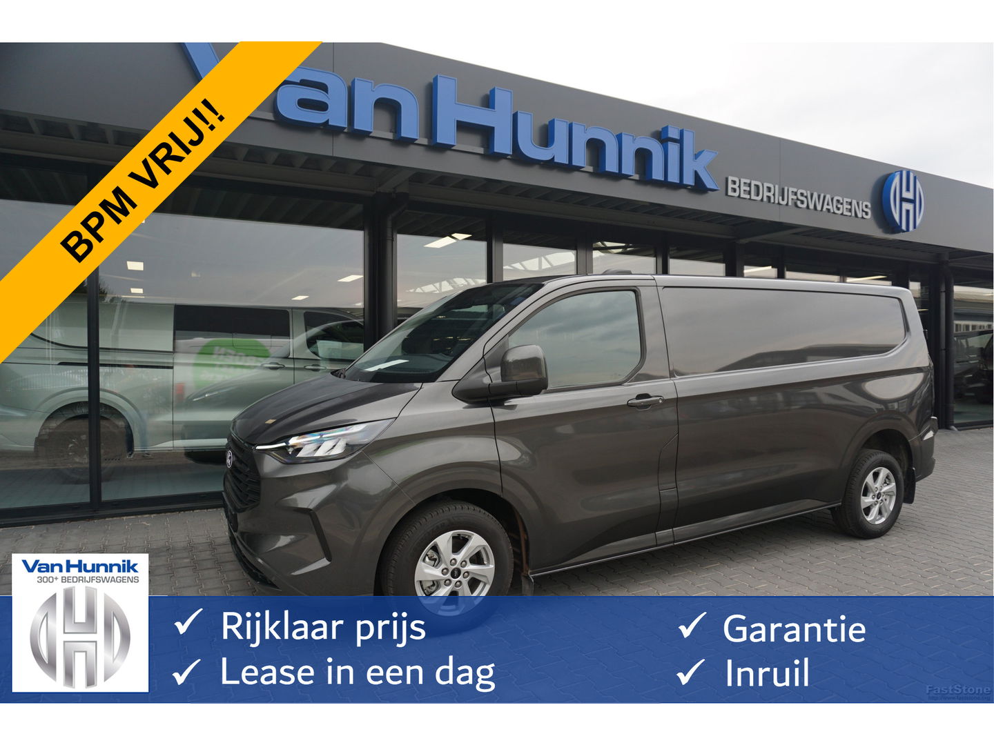 Ford Transit Custom 300L 136PK Limited AUT BPM VRIJ!! Navi, Cam, Adap. Cruise, 16" LM!! NR. A26