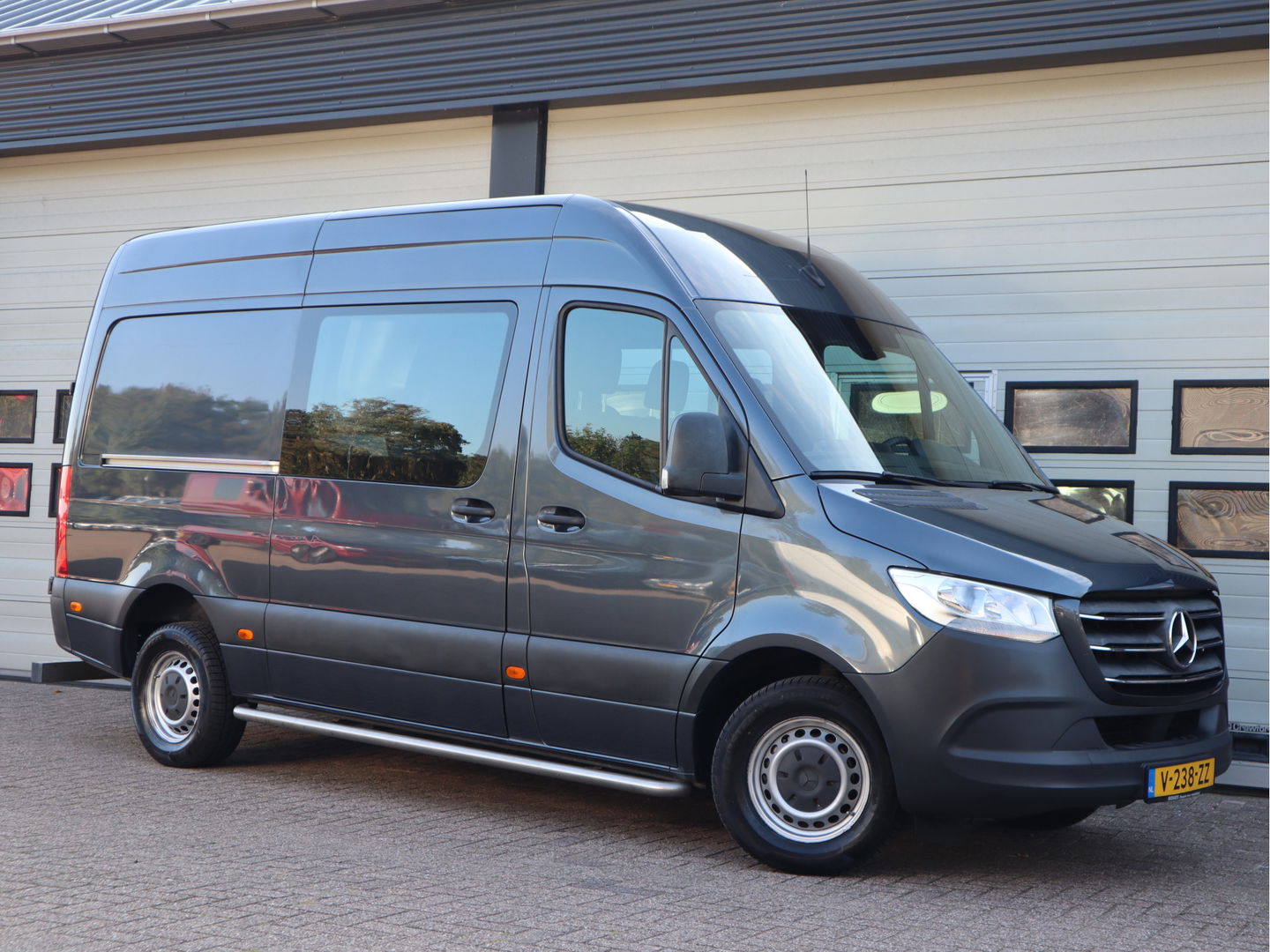 Mercedes-Benz Sprinter 314 CDI Euro 6 Automaat DC 6 Pers. - L2H2 - Trekhaak 3,5t KG - Cruise