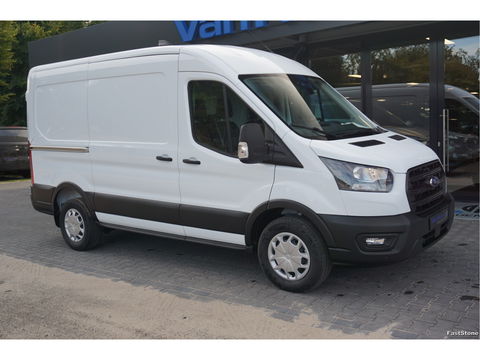 Ford Transit 350M 105PK L2H2 BPM VRIJ!! 12" Sync 4 Apple CP/Android A. Camera, Trekhaak!! NR. A19