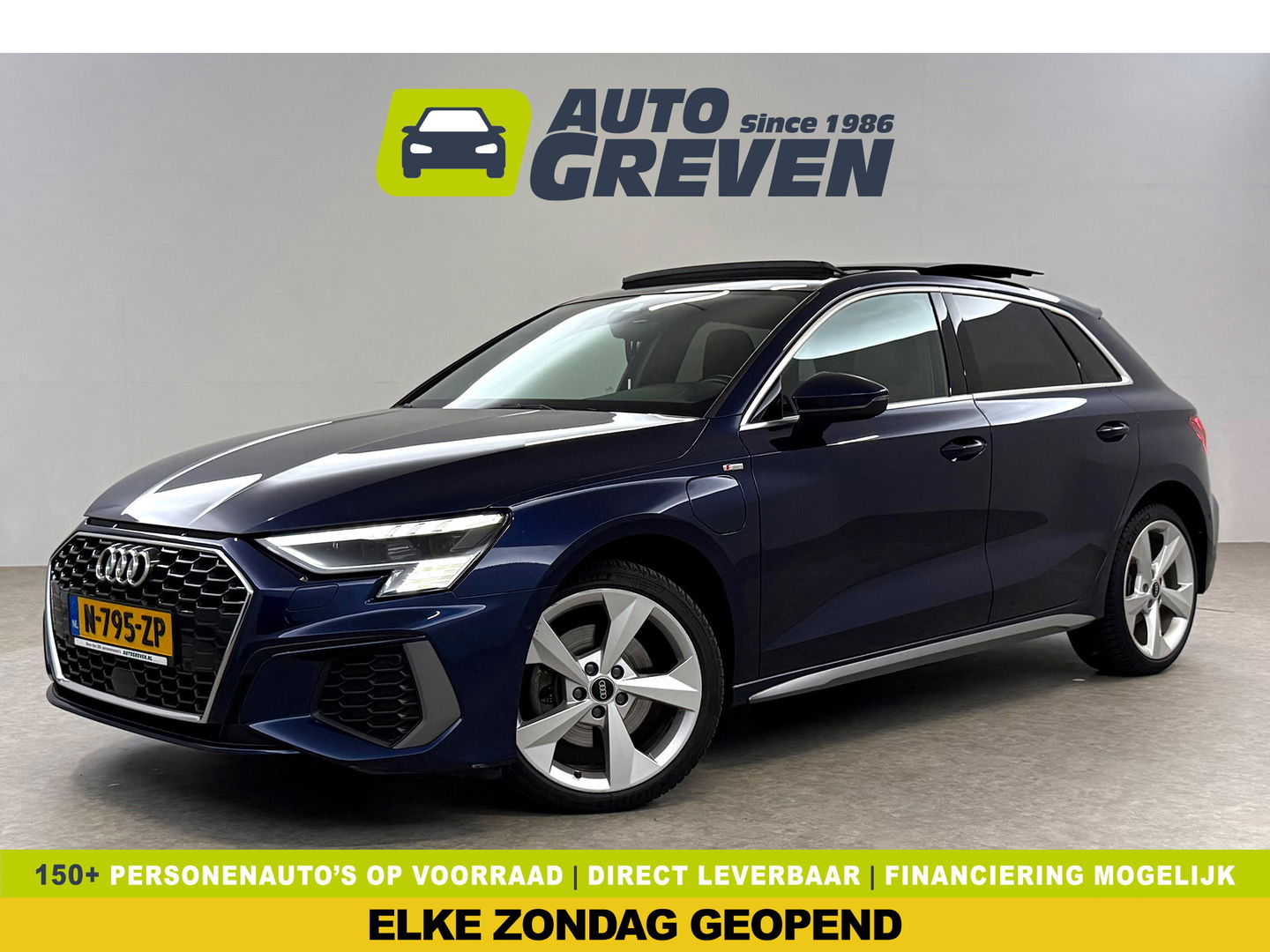 Audi A3 40 TFSI e 225PK S-Line | Pano | Sfeerverl. | Virtual | Adaptive Cruise | Carplay | Stoelverw. | NAP