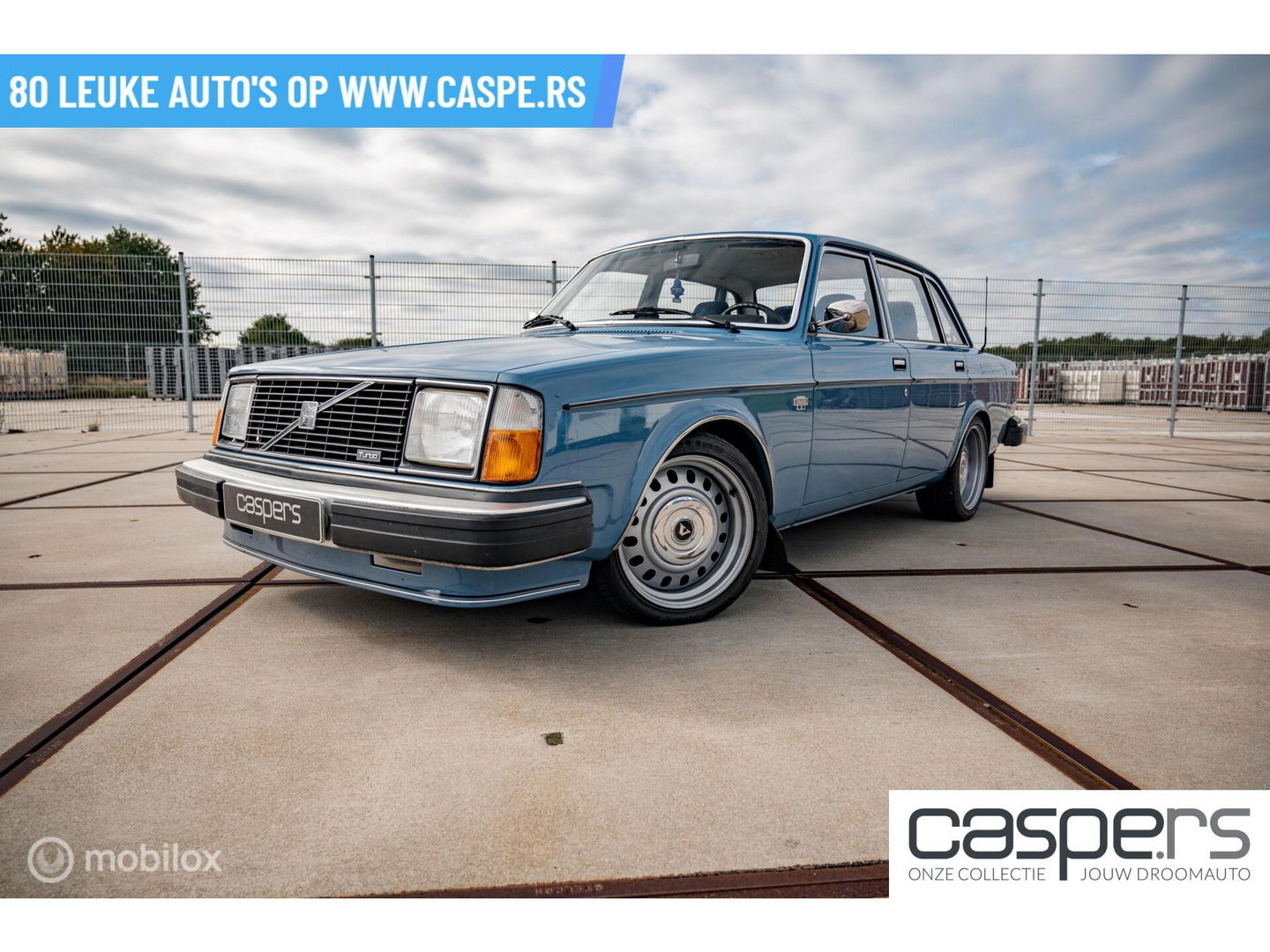 Volvo 244 restomod 2.3 Turbo | Scotia Blue | M90 bak