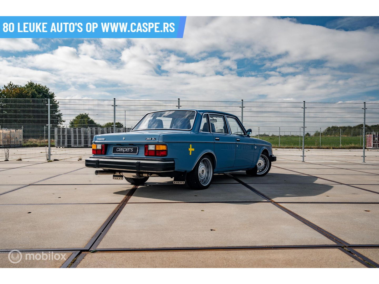 Volvo 244 restomod 2.3 Turbo | Scotia Blue | M90 bak