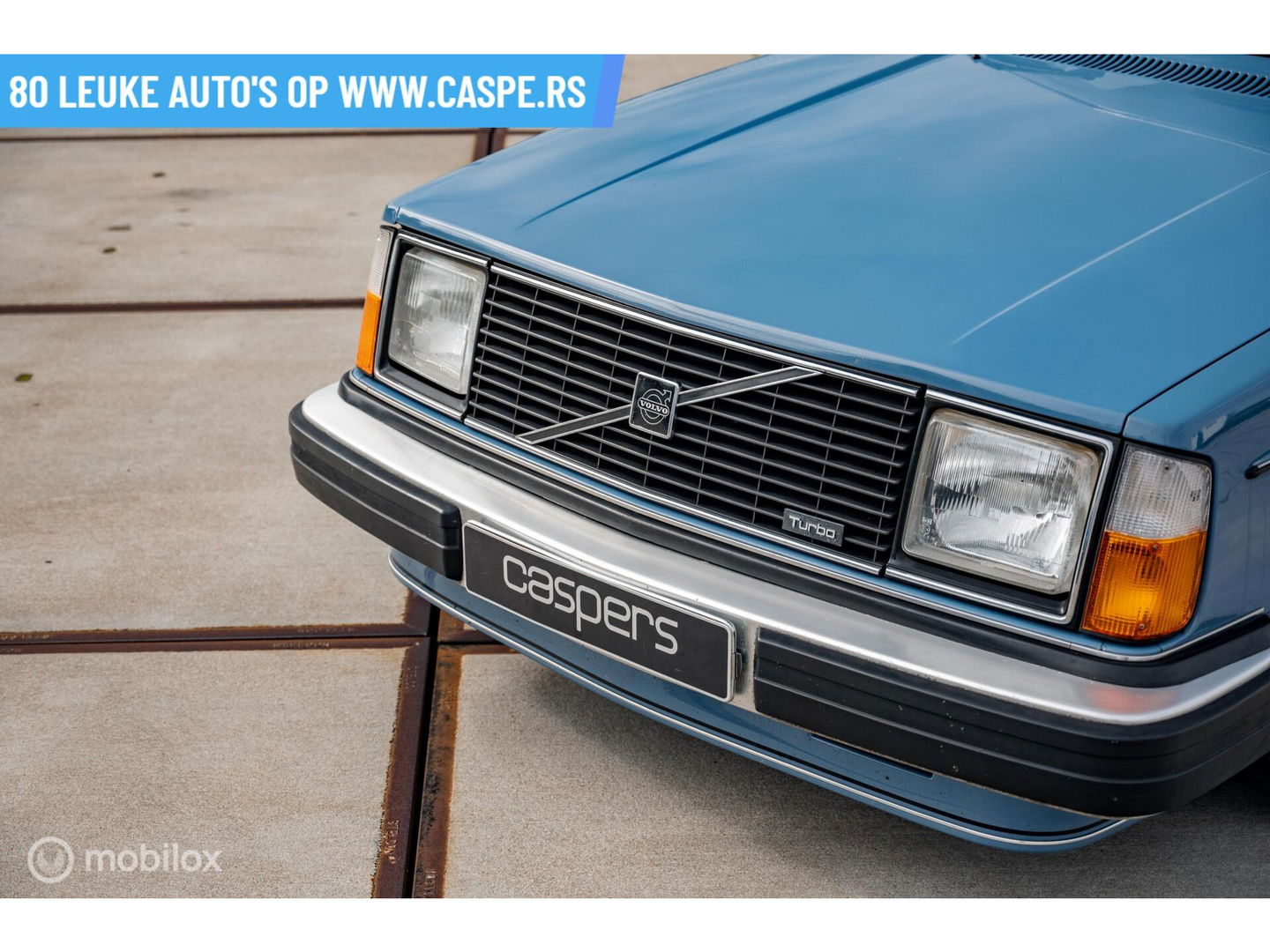 Volvo 244 restomod 2.3 Turbo | Scotia Blue | M90 bak
