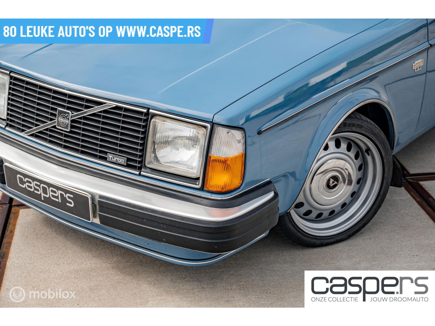 Volvo 244 restomod 2.3 Turbo | Scotia Blue | M90 bak