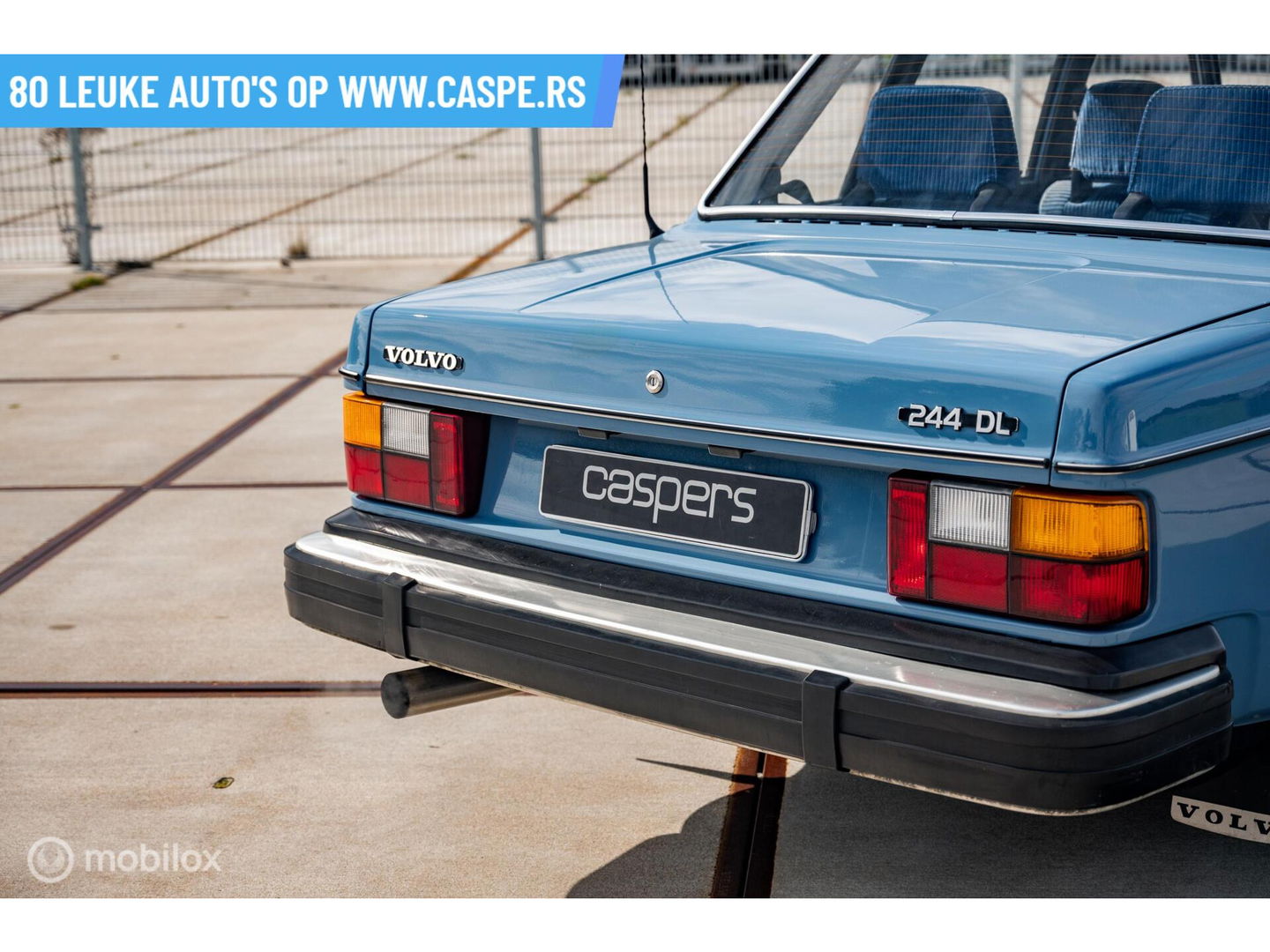 Volvo 244 restomod 2.3 Turbo | Scotia Blue | M90 bak