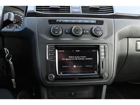 Volkswagen Caddy 2.0 TDI L1H1 Exclusive Edition Adaptieve Cruise, Carplay, LED, Clima, Stoelverwarming, Sensoren, Trkehaak, Uniek!