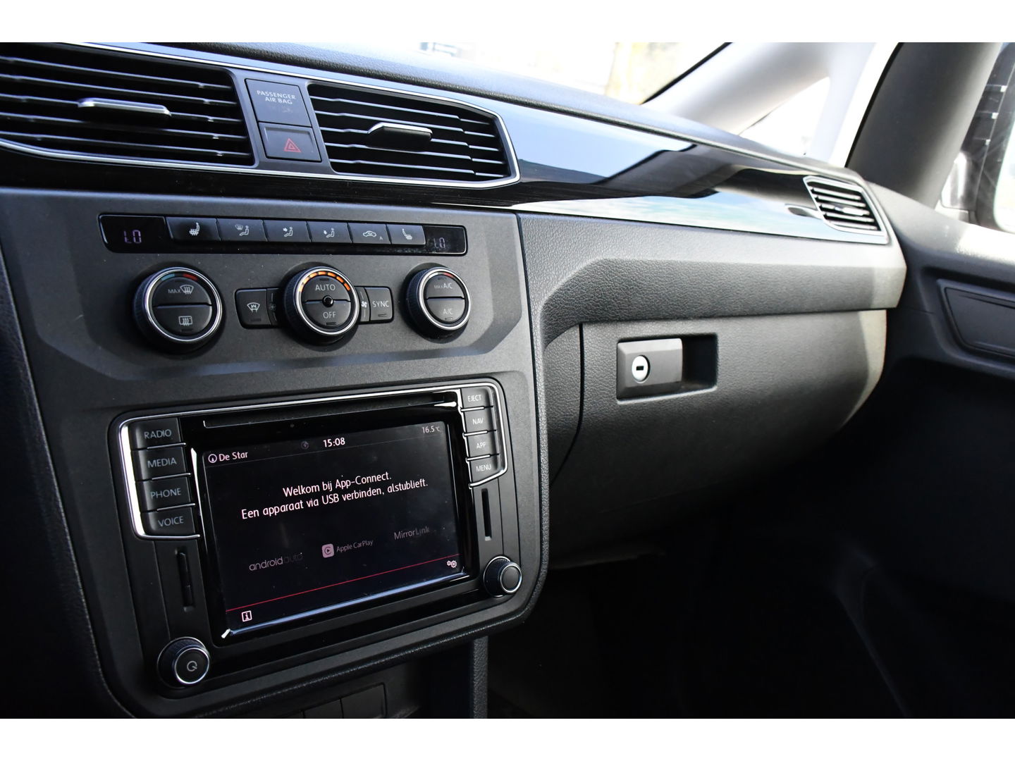 Volkswagen Caddy 2.0 TDI L1H1 Exclusive Edition Adaptieve Cruise, Carplay, LED, Clima, Stoelverwarming, Sensoren, Trkehaak, Uniek!