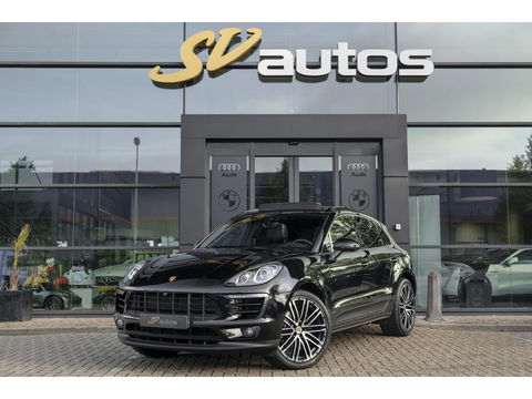 Porsche Macan 2.0 T 252pk Panoramadak Luchtvering 18-weg Adaptieve Sportstoelen Trekhaak elektrisch 21" LMV