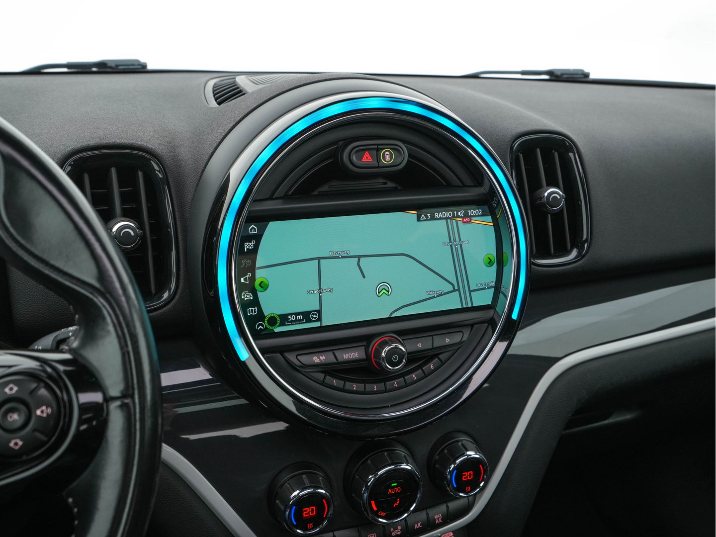 MINI Countryman 2.0 Cooper S E ALL4 Chili Plug-In (INCL-BTW) Aut. *PANO | LEATHER-FABRIC | FULL-LED | SPORT-SEATS | KEYLESS | NAVI-FULLMAP | ECC | AMBIENT-LIGHT | PDC | CRUISE | 18''ALU*