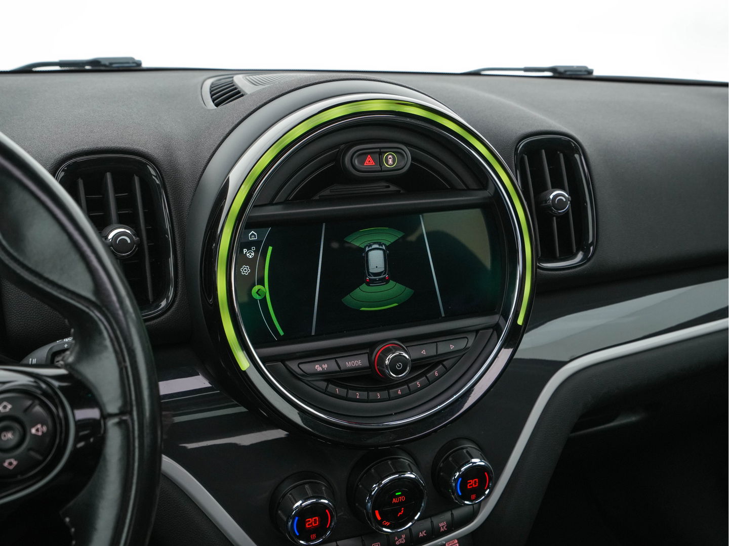 MINI Countryman 2.0 Cooper S E ALL4 Chili Plug-In (INCL-BTW) Aut. *PANO | LEATHER-FABRIC | FULL-LED | SPORT-SEATS | KEYLESS | NAVI-FULLMAP | ECC | AMBIENT-LIGHT | PDC | CRUISE | 18''ALU*