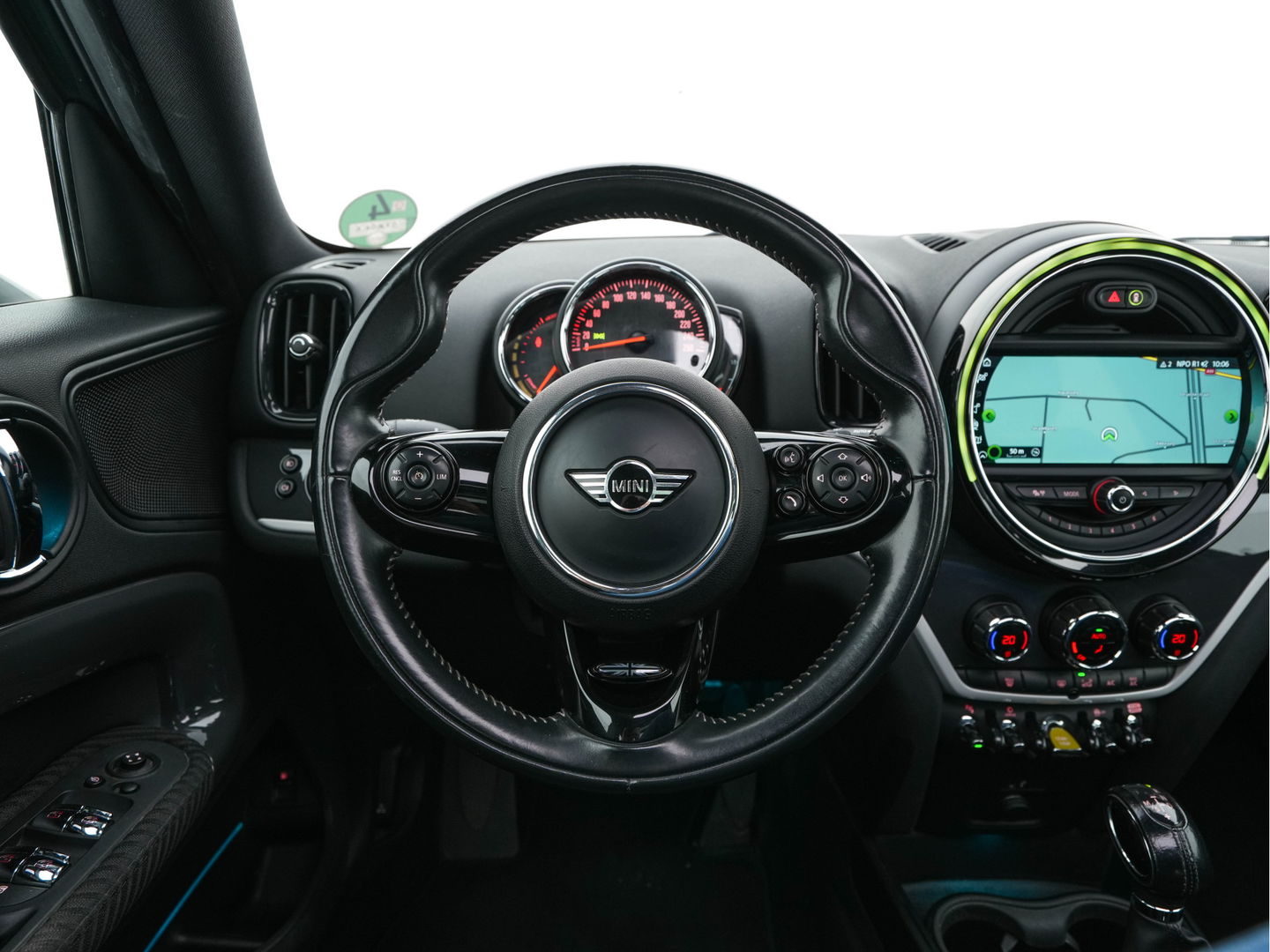 MINI Countryman 2.0 Cooper S E ALL4 Chili Plug-In (INCL-BTW) Aut. *PANO | LEATHER-FABRIC | FULL-LED | SPORT-SEATS | KEYLESS | NAVI-FULLMAP | ECC | AMBIENT-LIGHT | PDC | CRUISE | 18''ALU*