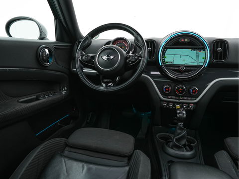 MINI Countryman 2.0 Cooper S E ALL4 Chili Plug-In (INCL-BTW) Aut. *PANO | LEATHER-FABRIC | FULL-LED | SPORT-SEATS | KEYLESS | NAVI-FULLMAP | ECC | AMBIENT-LIGHT | PDC | CRUISE | 18''ALU*