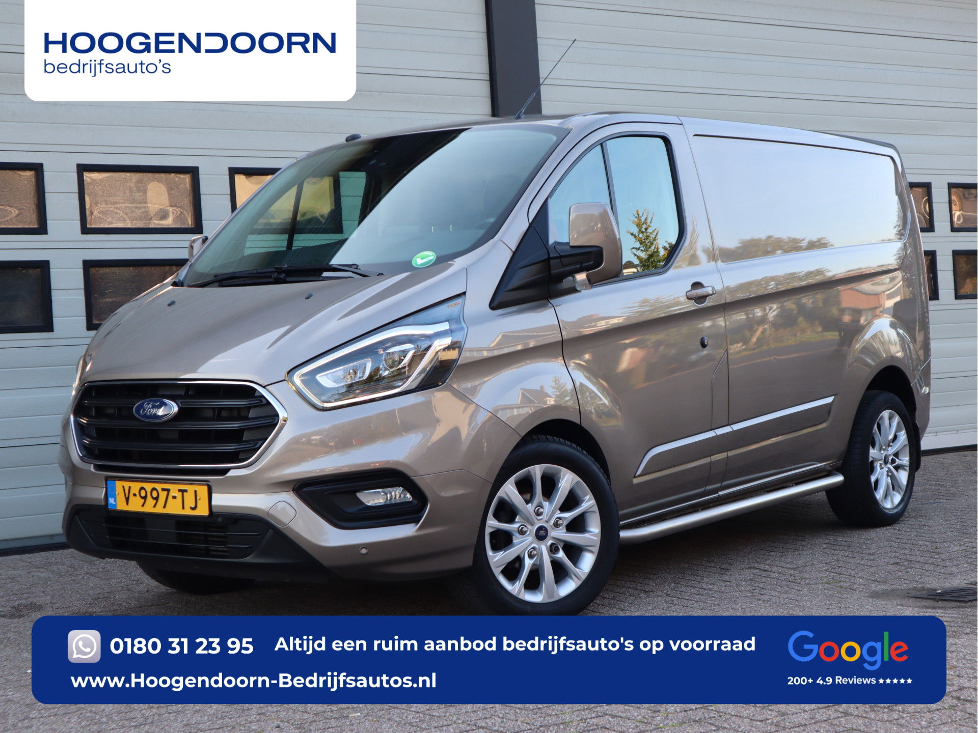 Ford Transit Custom 2.0 TDCI 131pk Automaat Euro 6 - Trekhaak - Navi - Camera