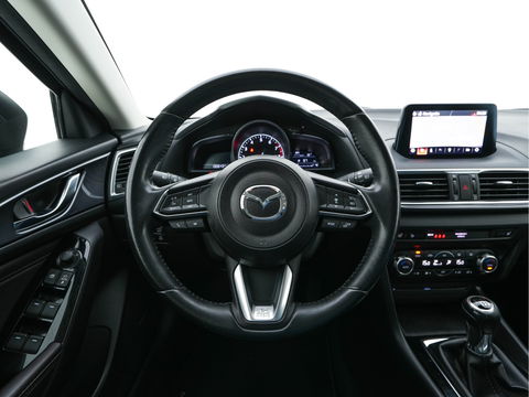 Mazda 3 2.0 SkyActiv-G 120 GT-M (INCL-BTW) *LUXURY-LEATHER | FULL-LED | ADAPTIVE-CRUISE | BLIND-SPOT |  BOSE-SOUND | CAMERA | KEYLESS | DAB+ | HEATED-SPORTSEATS | NAVI-FULLMAP | HEAD-UP | PRIVACY-GLASS | LANE-ASSIST | 18''A