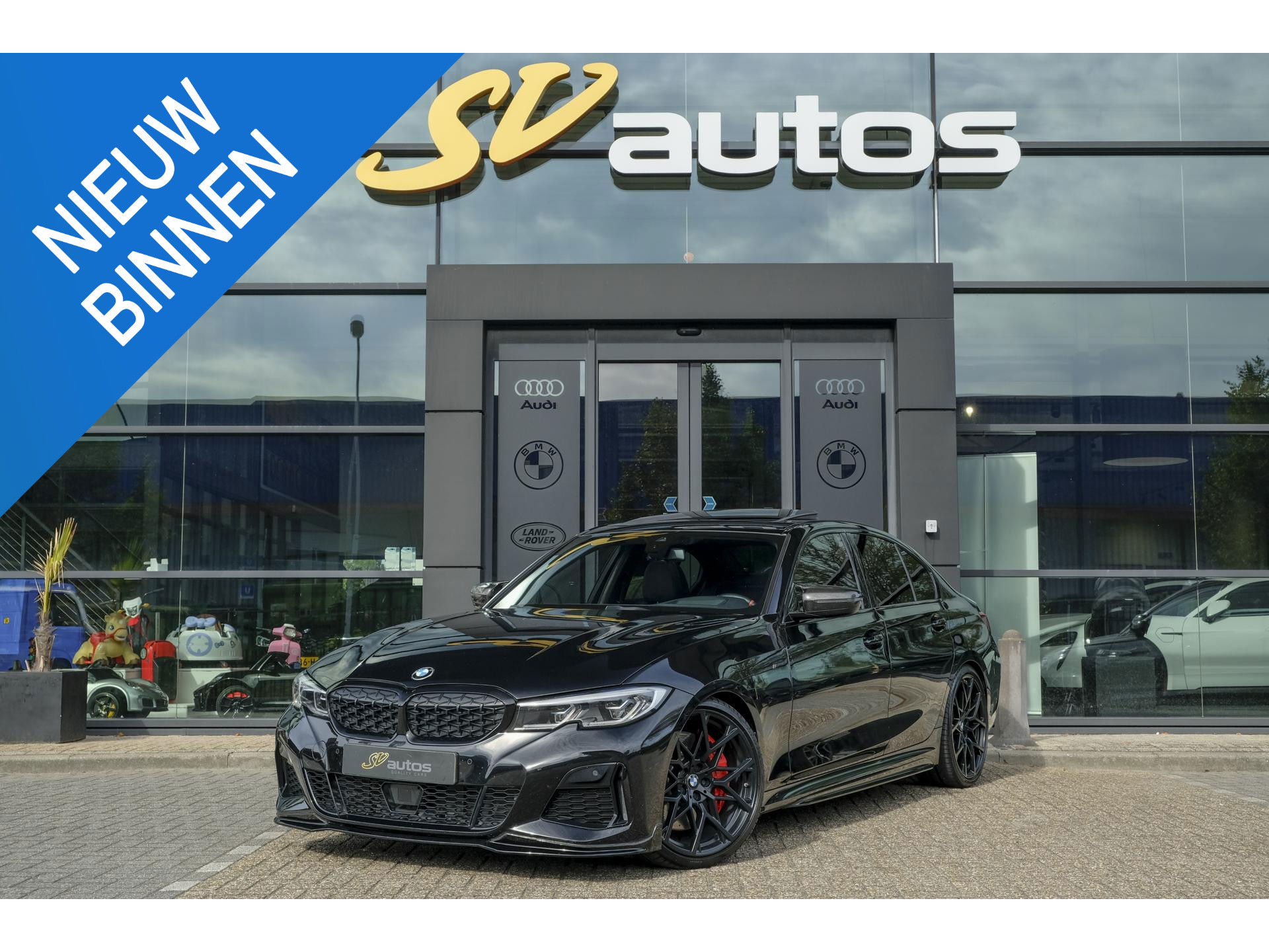 BMW 3-serie M340i 505pk xDrive Stage2 Schuifdak NLauto Harman/Kardon M-performance remmen Laser Adaptive cruise