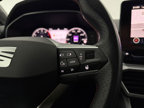 SEAT Leon 1.5 eTSI FR 150PK | Sfeerverl. | Virtual | Camera | Carplay | Adaptive Cruise | Verwarmd Stoel/Stuur