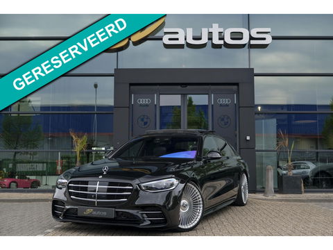 Mercedes-Benz S-Klasse S580e Lang AMG 510pk Custom Panoramadak *BTW* 4-wielsturing Leder exclusief Burmester 22" LMV  LMV