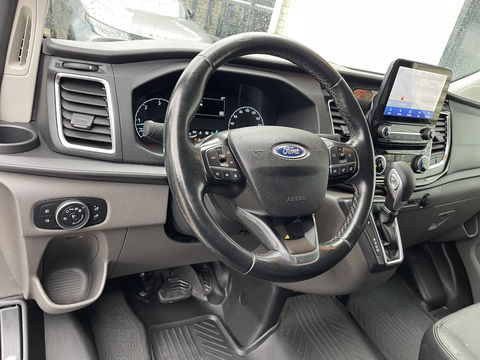 Ford Transit Custom 320 2.0 TDCI 185pk automaat L1H1 Sport / vaste prijs rijklaar € 22.950 ex btw / lease vanaf € 375 / half leer / airco / cruise / navi / camera / stoelverwarming !