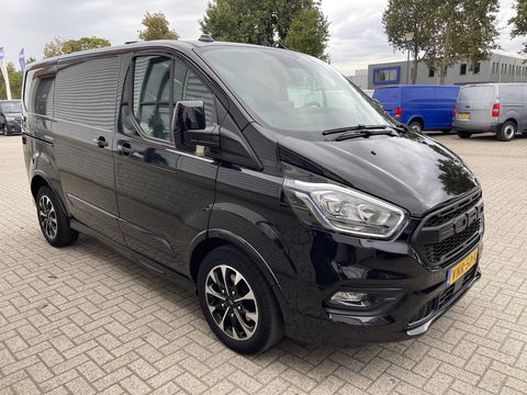 Ford Transit Custom 320 2.0 TDCI 185pk automaat L1H1 Sport / vaste prijs rijklaar € 22.950 ex btw / lease vanaf € 375 / half leer / airco / cruise / navi / camera / stoelverwarming !