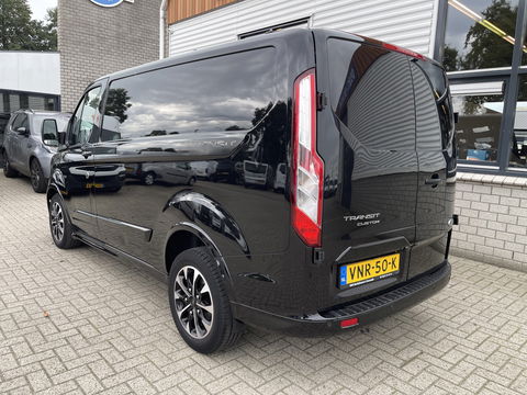 Ford Transit Custom 320 2.0 TDCI 185pk automaat L1H1 Sport / vaste prijs rijklaar € 22.950 ex btw / lease vanaf € 375 / half leer / airco / cruise / navi / camera / stoelverwarming !