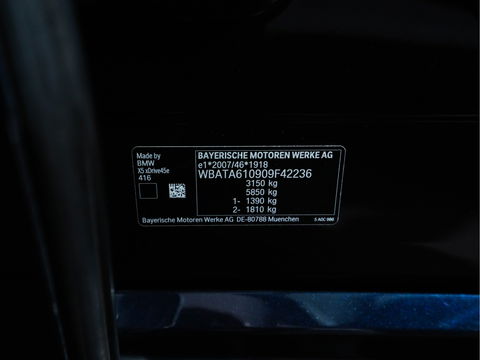 BMW X5 xDrive45e High Executive M-Sportpack (INCL.BTW) *PANO | HEAD-UP | LASER-LIGHT | ADAPTIVE-CRUISE | LEAHTER | HARMAN/KARDON | HEATED-SPORTSEATS | DIGI-COCKPIT | KEYLESS | DAB+ | MEMORY-PACK | CAMERA | NAVI-FULLMAP | 20''ALU | TOWB