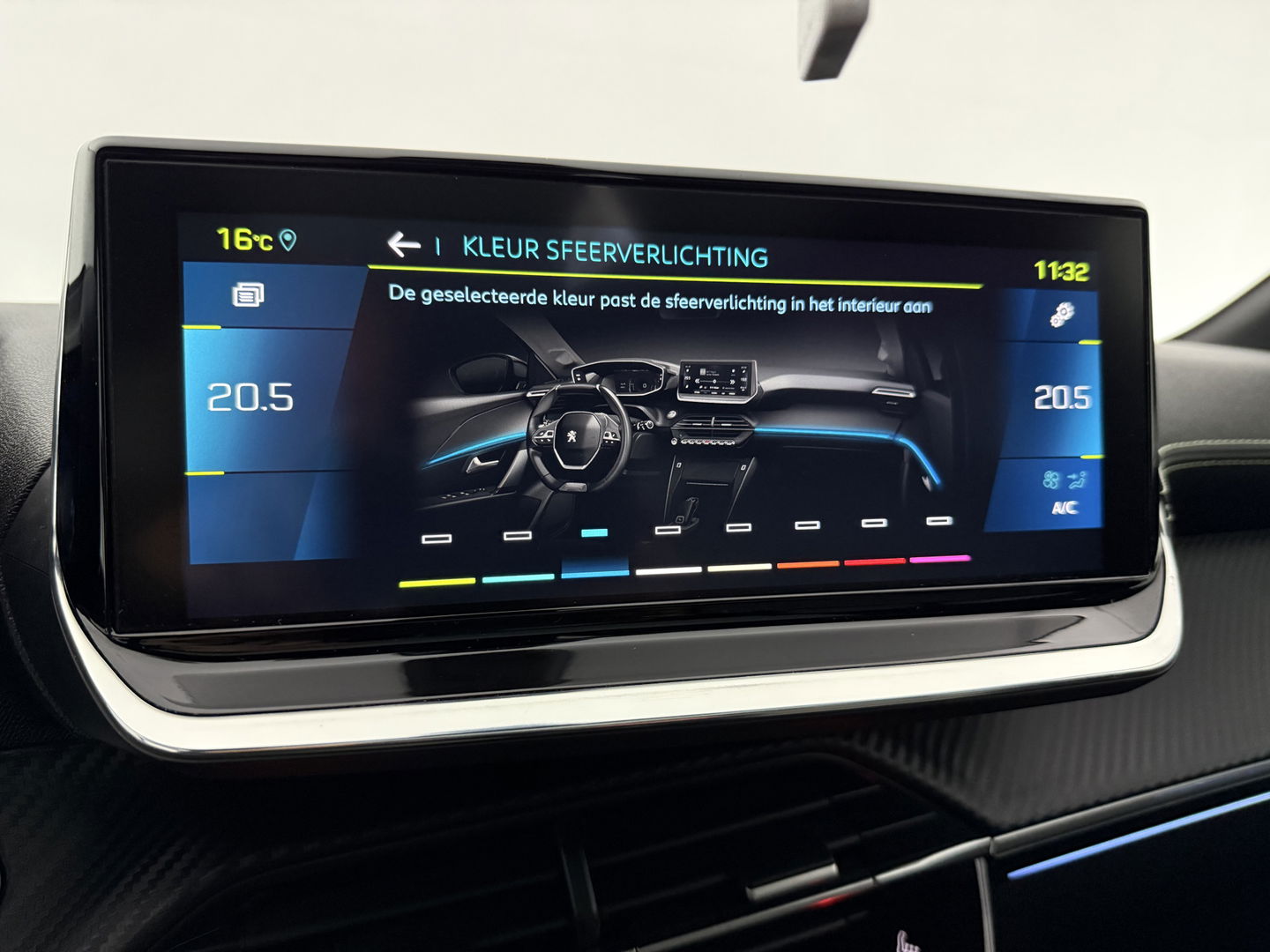 Peugeot 208 EV GT 350 50 kWh | Sfeerverl. | 360° | Virtual | LED | Carplay | Adaptive Cruise | Dodehoek | NAP