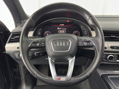Audi Q7 3.0 TDI e-tron quattro Sport (INCL.BTW) *PANO | LUXURY-LEATHER | FULL-LED | DIGI-COCKPIT | HEATED-COMFORTSEATS | AIR-SUSPENSION | NAVI-FULLMAP | SHIFT-PADDLES | PRIVACY-GLASS | 20''ALU | TOWBAR*