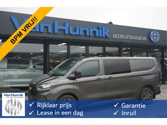 Ford Transit Custom 320L 136PK Trend DC AUT BPM VRIJ!! 13" Sync4 Navi, ACC, Cam, 2x Schuifdeur 17" LM!! NR. A244