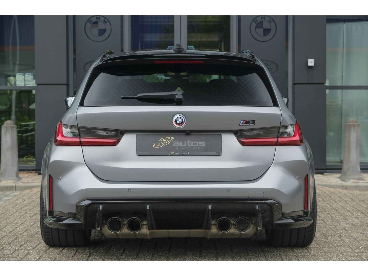 BMW M3 Touring Competition 510pk xDrive Widescreen Frozen grey *BTW* Head-up Adaptive cruise CSL grille 21" LMV