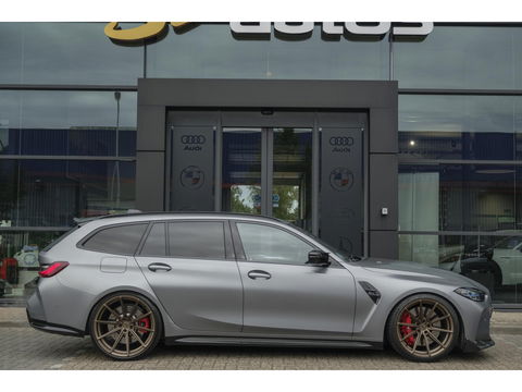 BMW M3 Touring Competition 510pk xDrive Widescreen Frozen grey *BTW* Head-up Adaptive cruise CSL grille 21" LMV