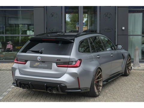 BMW M3 Touring Competition 510pk xDrive Widescreen Frozen grey *BTW* Head-up Adaptive cruise CSL grille 21" LMV