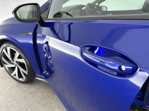 Volkswagen Golf 1.5 eTSI R-Line Lapiz Blue | Pano | Sfeerverl. | Virtual | Camera | IQ-Light | Stuur/Stoelverw. l Carplay | Adaptive Cruise