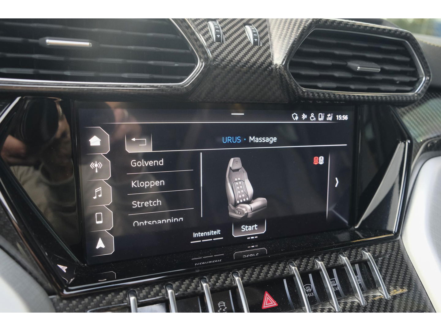 Lamborghini Urus 4.0 V8 650pk Panoramadak NLauto 4-seat config Carbon Bang&Olufsen 4-wielsturing Massage Stoelkoeling 23" LMV