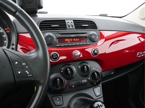 Fiat 500 0.9 TwinAir Lounge *PANO | AIRCO | PDC | COMFORT-SEATS | RADIO-CD/MP3 | CHROME-PACK | 15''ALU*