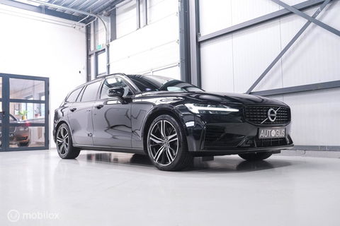 Volvo V60 2.0 T6 Recharge AWD R-Design 340 pk | Harman kardon | Adaptive | Stoel + stuurwiel verwarming | Trekhaak | DAB | LED | Memory |