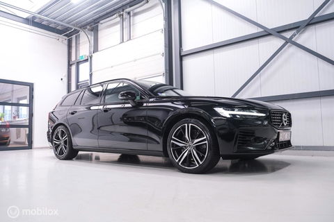 Volvo V60 2.0 T6 Recharge AWD R-Design 340 pk | Harman kardon | Adaptive | Stoel + stuurwiel verwarming | Trekhaak | DAB | LED | Memory |