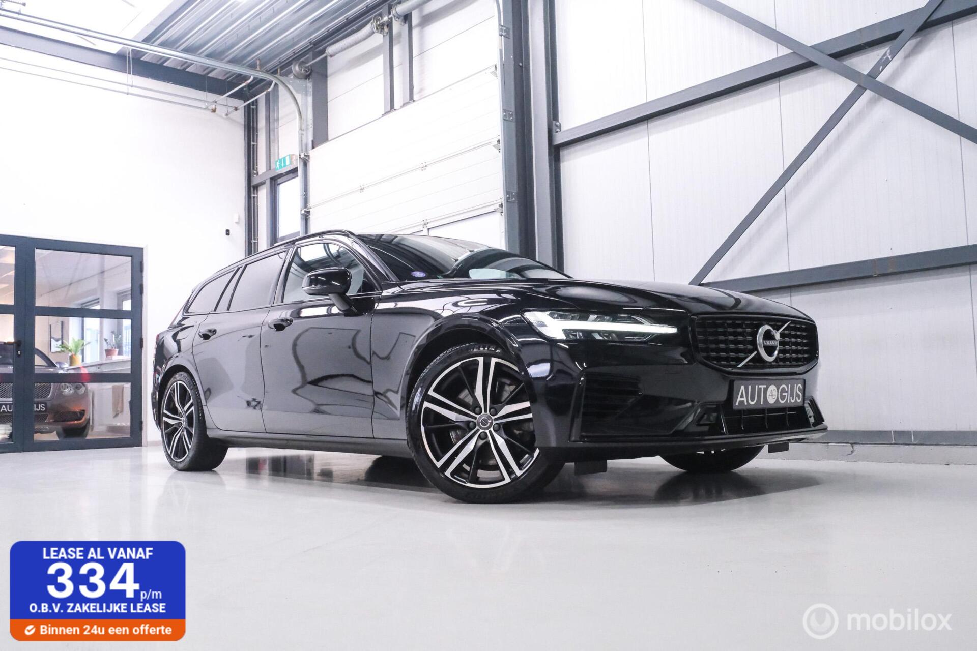 Volvo V60 2.0 T6 Recharge AWD R-Design 340 pk | Harman kardon | Adaptive | Stoel + stuurwiel verwarming | Trekhaak | DAB | LED | Memory |