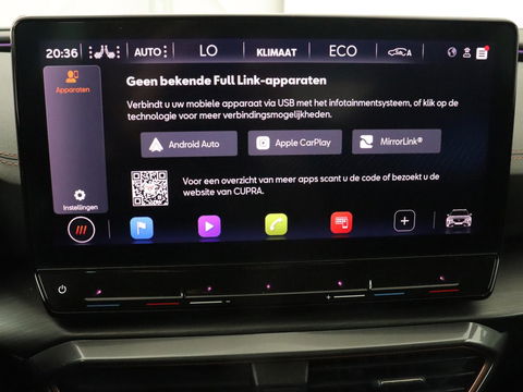 CUPRA Formentor 1.4 e-Hybrid VZ | 245pk | Stoel & stuurverwarming | 360 Camera | Carplay | Adaptive cruise | Navigatie | Sfeerverlichting | Keyless | Full LED | PHEV | Plug In