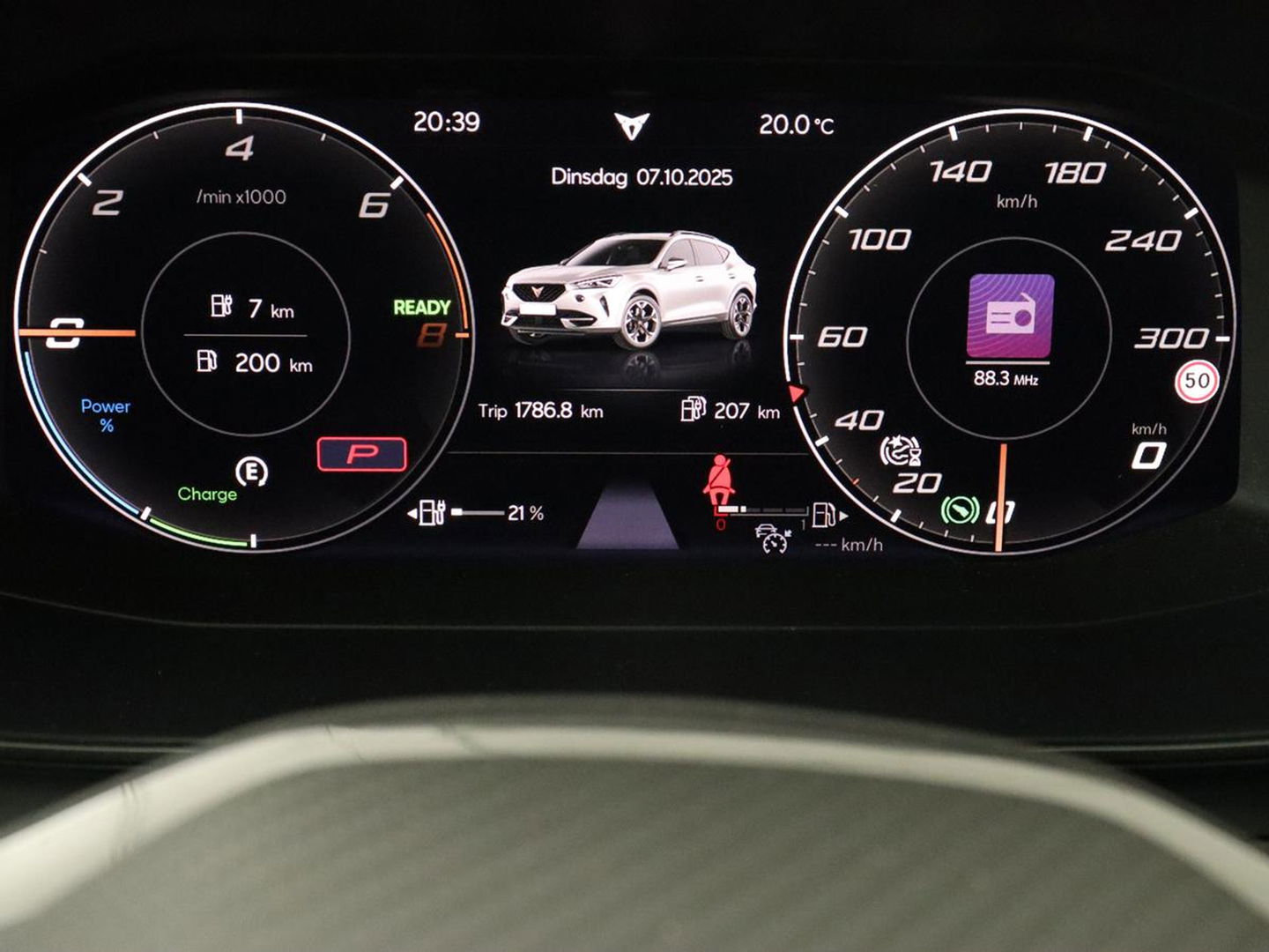 CUPRA Formentor 1.4 e-Hybrid VZ | 245pk | Stoel & stuurverwarming | 360 Camera | Carplay | Adaptive cruise | Navigatie | Sfeerverlichting | Keyless | Full LED | PHEV | Plug In