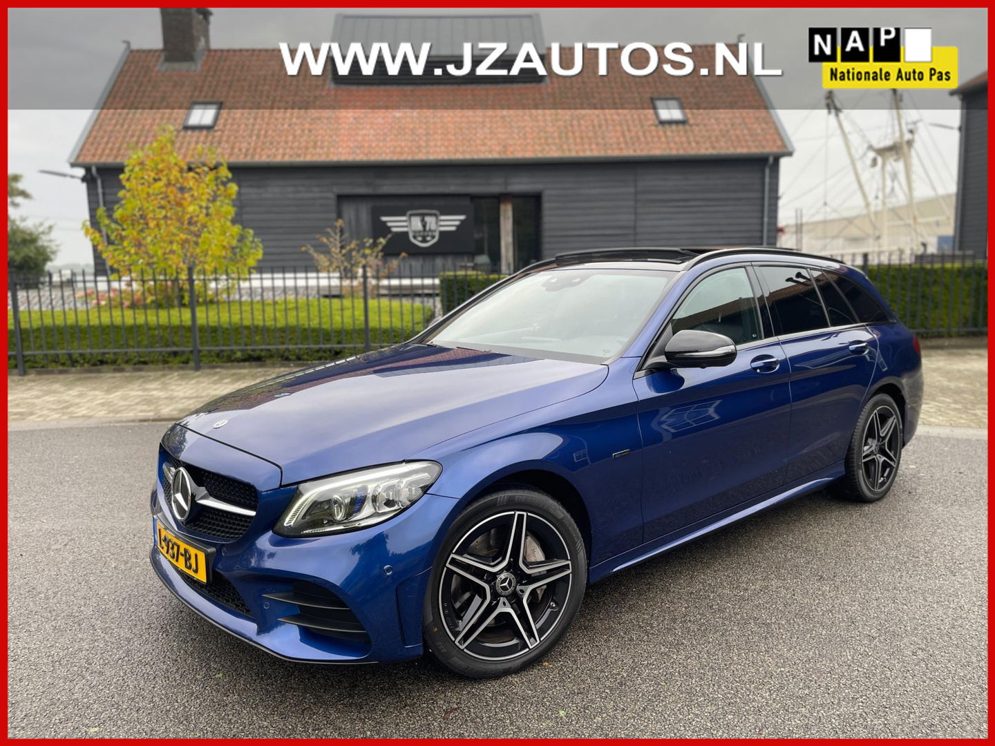 Mercedes-Benz C-Klasse Estate 300 e Hybride AMG NIGHT-PAKKET PANORAMADAK 360" CAMERA TREKHAAK