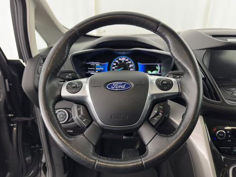 Ford C-MAX 2.0 Plug-in Hybrid Titanium Plus Aut. *PANO | LUXURY-LEATHER | NAVI-FULLMAP | CAMERA | KEYLESS | HEATED-COMFORT-SEATS | ECC | DIGI-COCKPIT | PDC | 17''ALU*
