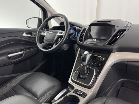 Ford C-MAX 2.0 Plug-in Hybrid Titanium Plus Aut. *PANO | LUXURY-LEATHER | NAVI-FULLMAP | CAMERA | KEYLESS | HEATED-COMFORT-SEATS | ECC | DIGI-COCKPIT | PDC | 17''ALU*