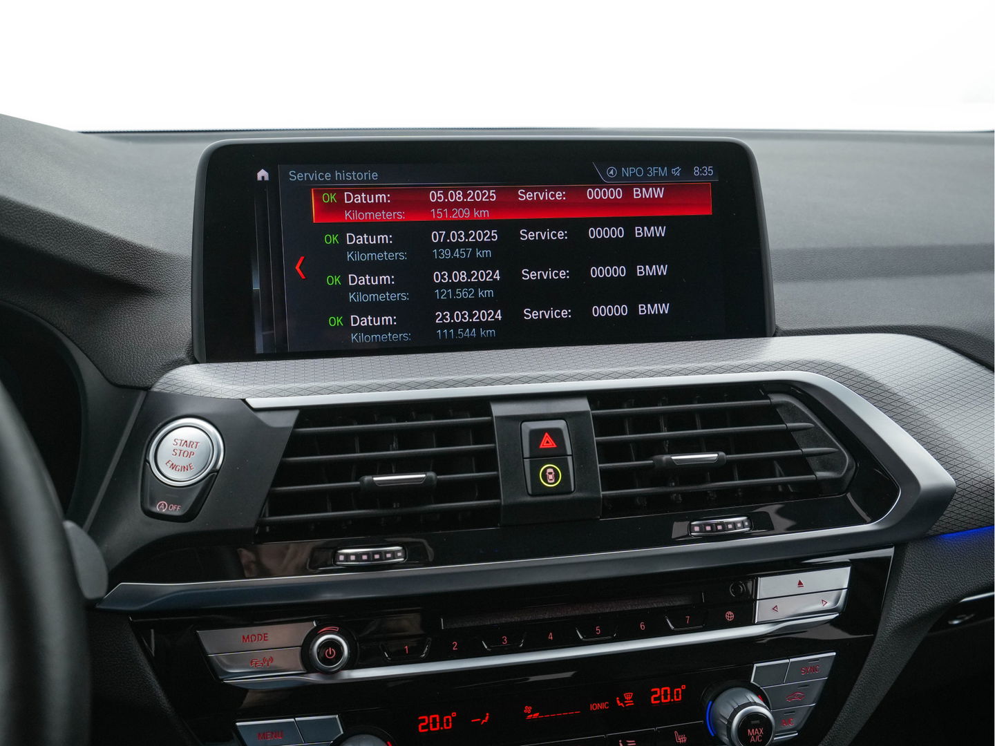 BMW X3 xDrive20i M-Sportpack High Executive Aut. * LUXURY-LEATHER | FULL-LED | TOP-VIEW | HEAD-UP | ADAPTIVE-CRUISE | BLIND-SPOT | DIGI-COCKPIT | HIFI-SOUND | DAB+ | AMBIENT-LIGHT | NAVI-FULLMAP | HEATED-SPORTSEATS | 21''ALU*
