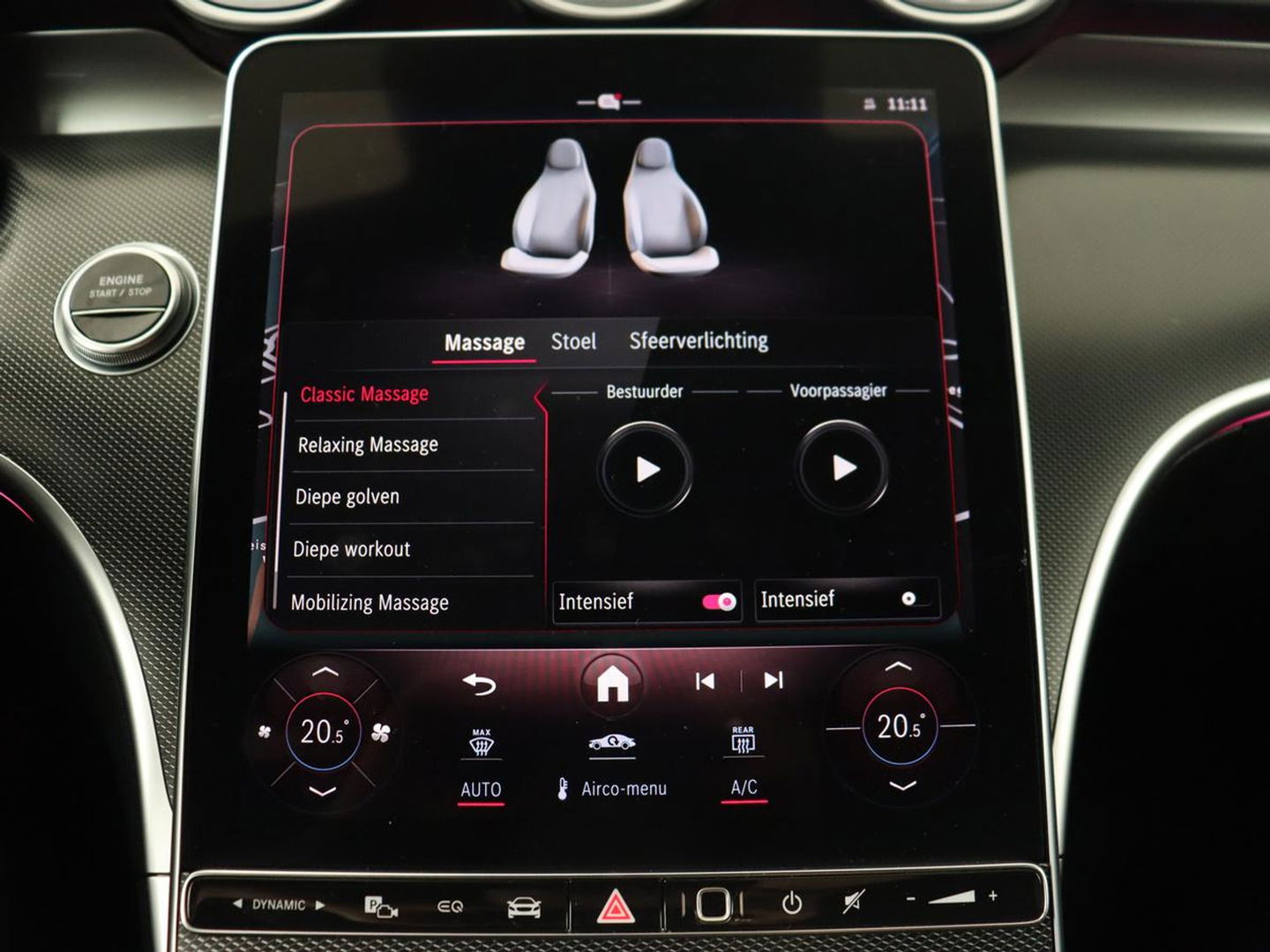 Mercedes-Benz C-Klasse 300 e AMG Line | Panoramadak | Wegklapbare trekhaak | Sfeerverlichting | Elektrische stoelen | Stoelverwarming | 360 Camera | Leder | Memory | Carplay