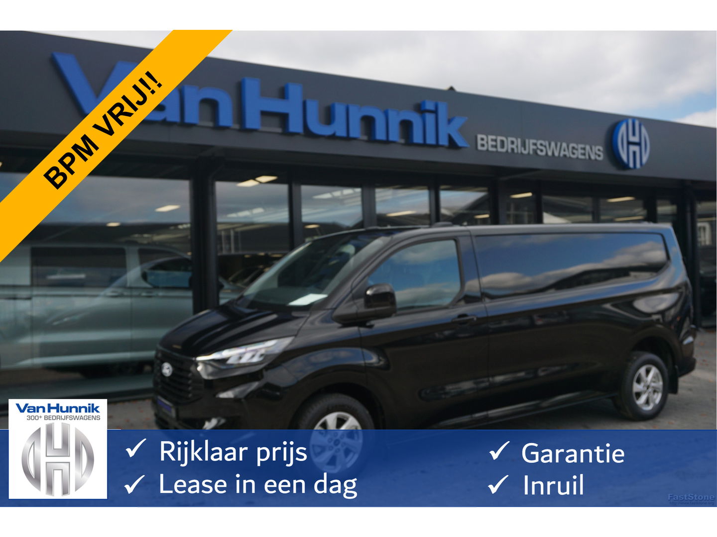 Ford Transit Custom 300L 136PK Limited AUT BPM VRIJ!! Navi, Cam, Adap. Cruise, 16" LM!! NR. A49