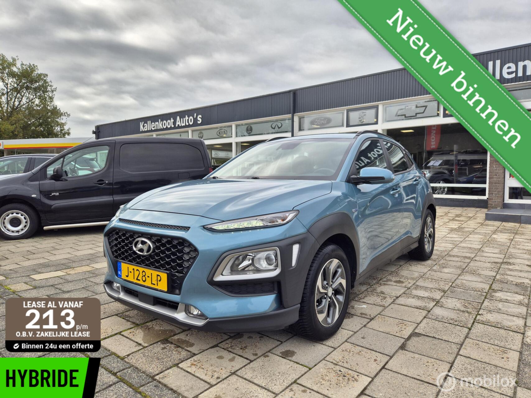 Hyundai Kona 1.6 GDI HEV Comfort, Trekhaak, Navi, Carplay