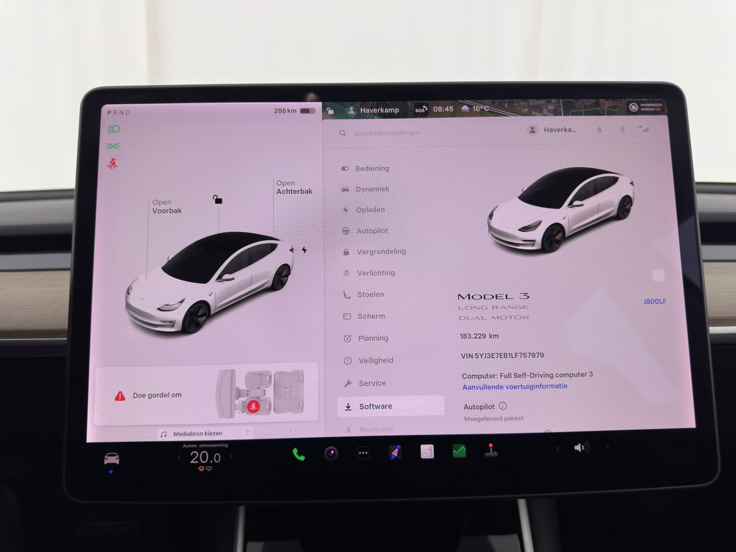 Tesla Model 3 Long Range AWD 75 kWh {SOH-87%} (INCL-BTW) Aut. *PANO | AUTO-PILOT | LUXURY-LEATHER | KEYLESS | FULL-LED | MEMORY-PACK | SURROUND-VIEW | DAB | CARPLAY | DIGI-COCKPIT | LANE-ASSIST | COMFORT-SEATS | 18"ALU*